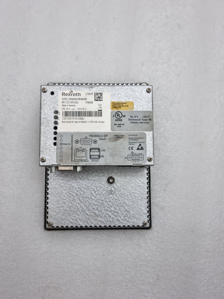 Rexroth IndraControl VCP 05 VCP05.2DSN-003-PB-NN-PW Operator Panel Made-Germany